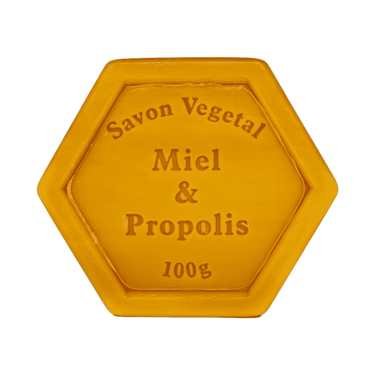 Savon végétal à base de miel et propolis